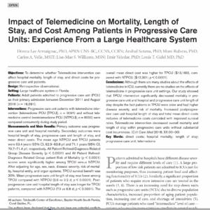 Virtual Care Beyond the ICU